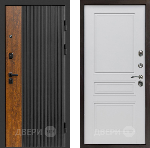 Входная металлическая Дверь Престиж Prestizh Классика Белый матовый в Яхроме