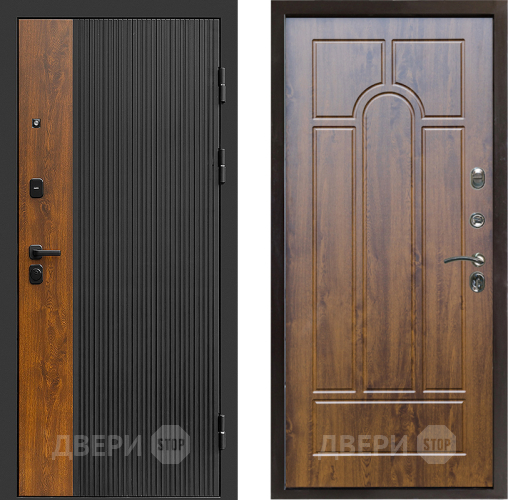 Входная металлическая Дверь Престиж Prestizh Арка Дуб в Яхроме