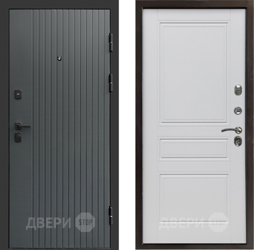 Дверь Престиж Tvist Grey Классика Белый матовый в Яхроме