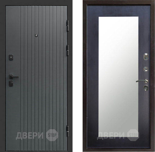 Дверь Престиж Tvist Grey Зеркло Пастораль Венге в Яхроме
