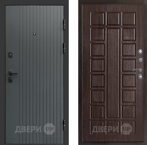 Входная металлическая Дверь Престиж Tvist Grey Престиж Венге в Яхроме