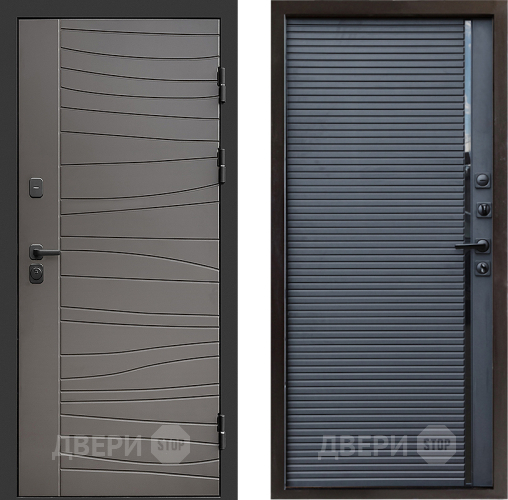 Входная металлическая Дверь Престиж Siciliya Porte Черный кварц в Яхроме