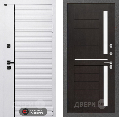 Входная металлическая Дверь Лабиринт (LABIRINT) Royal 02 Венге в Яхроме