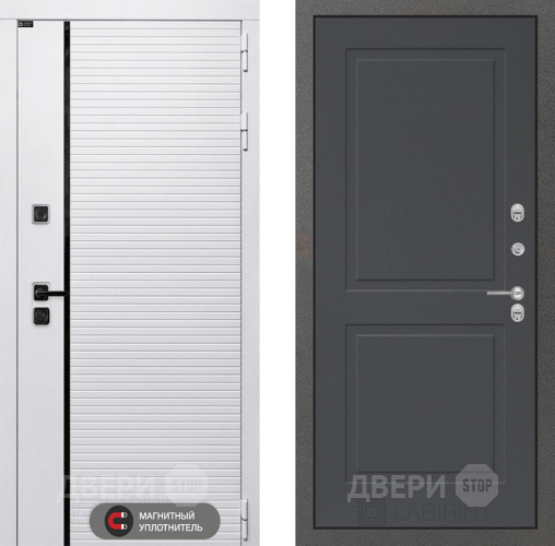 Дверь Лабиринт (LABIRINT) Royal 11 Графит софт в Яхроме