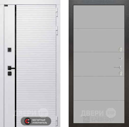 Дверь Лабиринт (LABIRINT) Royal 13 Грей софт в Яхроме
