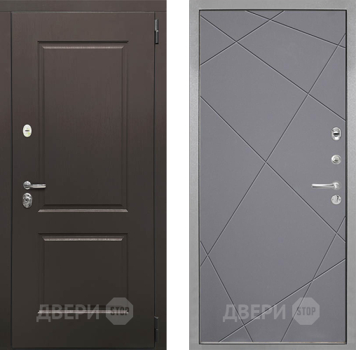 Дверь Интекрон (INTECRON) Кампо Лучи-М Графит софт в Яхроме