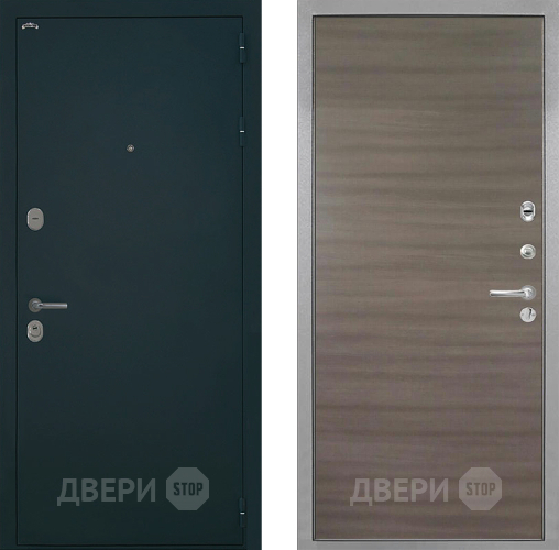 Входная металлическая Дверь Интекрон (INTECRON) Греция Гладкая Дуб тоскано поперечный в Яхроме