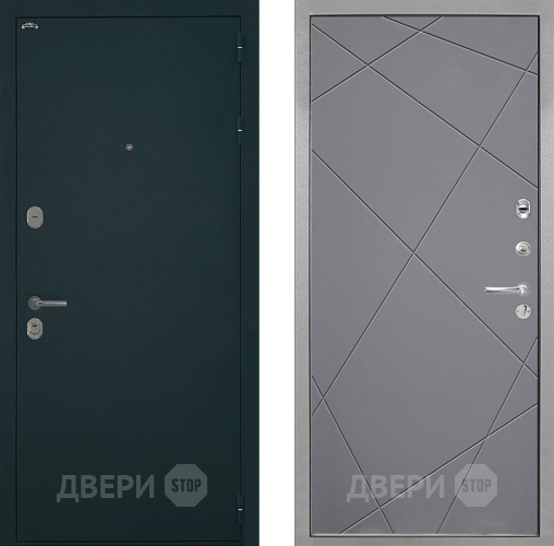 Дверь Интекрон (INTECRON) Греция Лучи-М Графит софт в Яхроме