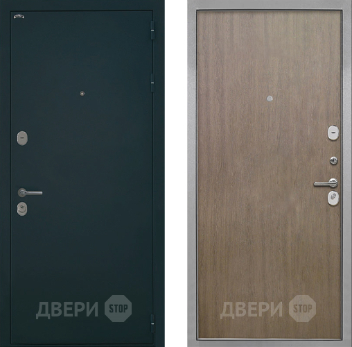 Входная металлическая Дверь Интекрон (INTECRON) Греция Гладкая шпон Венге коричневый в Яхроме