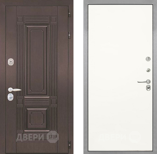Входная металлическая Дверь Интекрон (INTECRON) Италия Гладкая Слоновая кость в Яхроме
