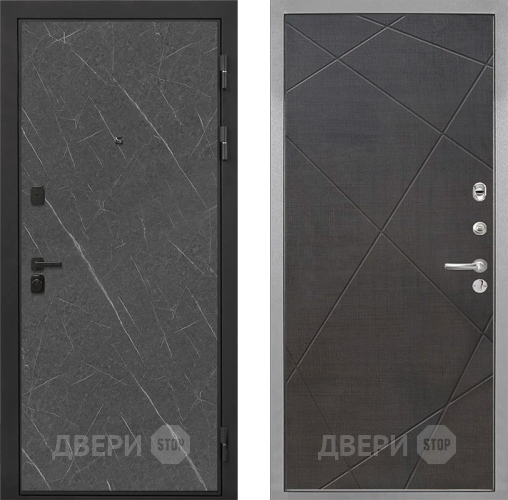 Дверь Интекрон (INTECRON) Профит Black Гранит Лава Оникс Лучи-М Венге распил кофе в Яхроме