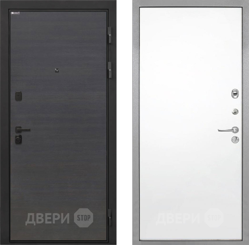 Дверь Интекрон (INTECRON) Профит Black Эковенге Гладкая Силк Сноу в Яхроме