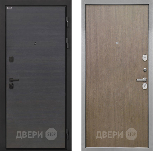 Дверь Интекрон (INTECRON) Профит Black Эковенге Гладкая шпон Венге коричневый в Яхроме