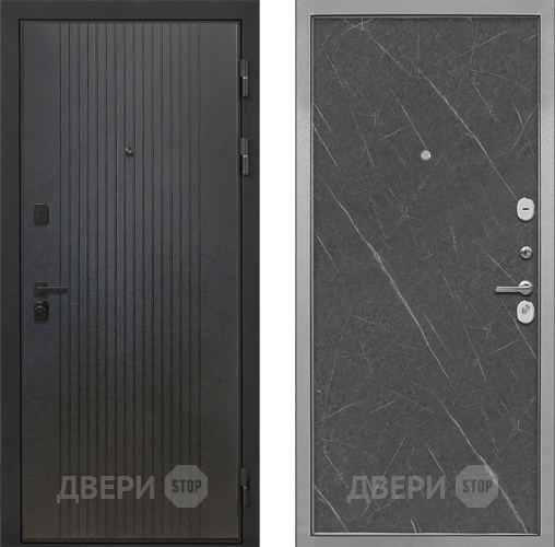 Дверь Интекрон (INTECRON) Профит Black ФЛ-295 Гладкая Гранит лава оникс в Яхроме