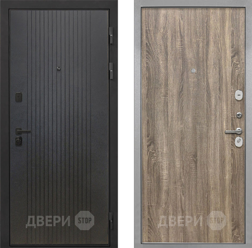 Дверь Интекрон (INTECRON) Профит Black ФЛ-295 Гладкая Дуб турин в Яхроме