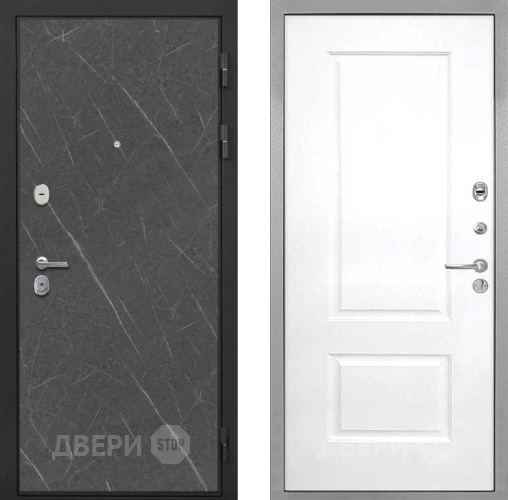 Входная металлическая Дверь Интекрон (INTECRON) Гектор Гранит Лава Оникс Альба Роял Вуд белый в Яхроме