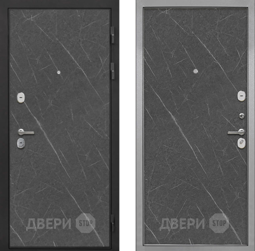 Входная металлическая Дверь Интекрон (INTECRON) Гектор Гранит Лава Оникс Гладкая Гранит лава оникс в Яхроме