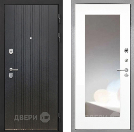 Дверь Интекрон (INTECRON) Гектор ФЛ-295 ФЛЗ-120-М Зеркало Белый матовый в Яхроме