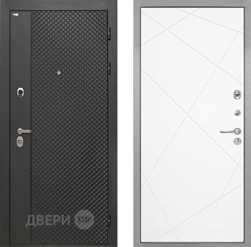 Дверь Интекрон (INTECRON) Олимпия Black 4К Лучи-М Софт милк в Яхроме