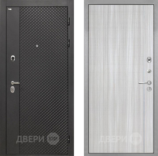 Дверь Интекрон (INTECRON) Олимпия Black 4К В-07 с молдингом Сандал белый в Яхроме