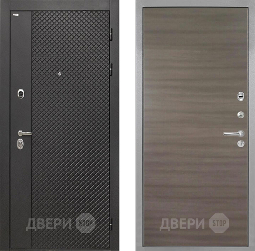 Дверь Интекрон (INTECRON) Олимпия Black 4К Гладкая Дуб тоскано поперечный в Яхроме