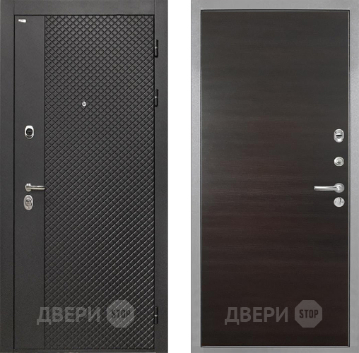 Дверь Интекрон (INTECRON) Олимпия Black 4К Гладкая Эковенге поперечный в Яхроме
