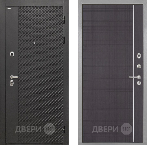 Дверь Интекрон (INTECRON) Олимпия Black 4К В-07 с молдингом Венге в Яхроме
