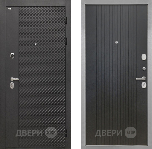 Дверь Интекрон (INTECRON) Олимпия Black 4К ФЛ-295 Лофт черный в Яхроме
