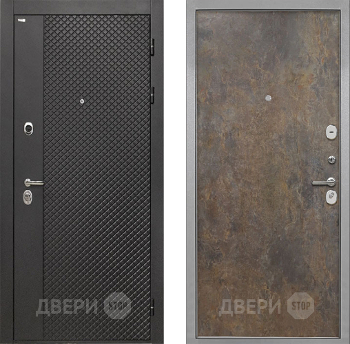 Дверь Интекрон (INTECRON) Олимпия Black 4К Гладкая Гранж в Яхроме