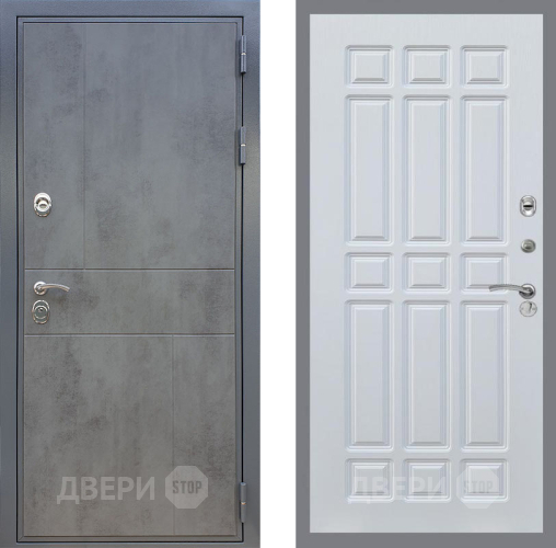 Дверь Рекс (REX) ФЛ-290 FL-33 Белый ясень в Яхроме
