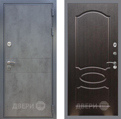 Входная металлическая Дверь Рекс (REX) ФЛ-290 FL-128 Венге светлый в Яхроме