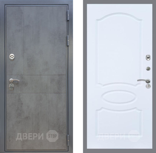 Дверь Рекс (REX) ФЛ-290 FL-128 Силк Сноу в Яхроме