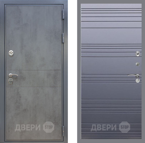 Дверь Рекс (REX) ФЛ-290 Line Силк титан в Яхроме