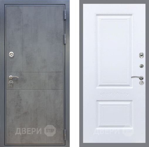 Дверь Рекс (REX) ФЛ-290 Смальта Силк Сноу в Яхроме