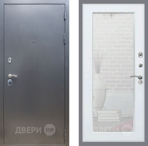 Дверь Рекс (REX) 11 Зеркало Пастораль Белый ясень в Яхроме