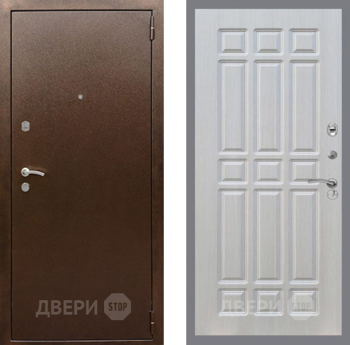 Дверь Рекс (REX) 1А Медный Антик FL-33 Лиственница беж в Яхроме
