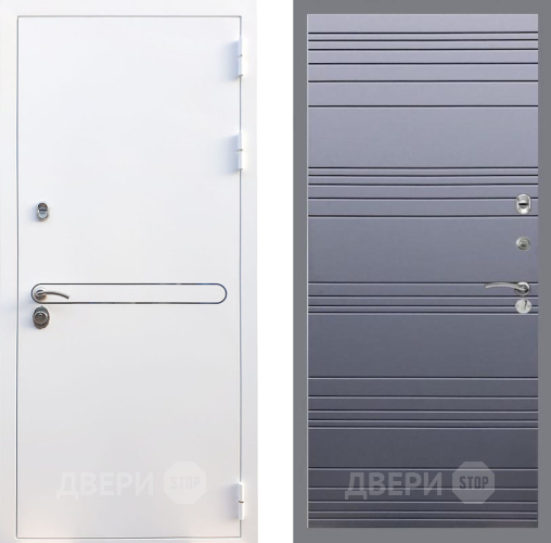 Дверь Рекс (REX) 27 Line Силк титан в Яхроме