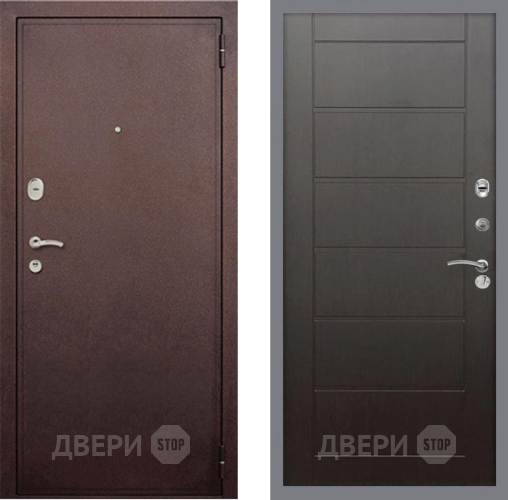 Дверь Рекс (REX) 2 Медный Антик Сити Венге в Яхроме