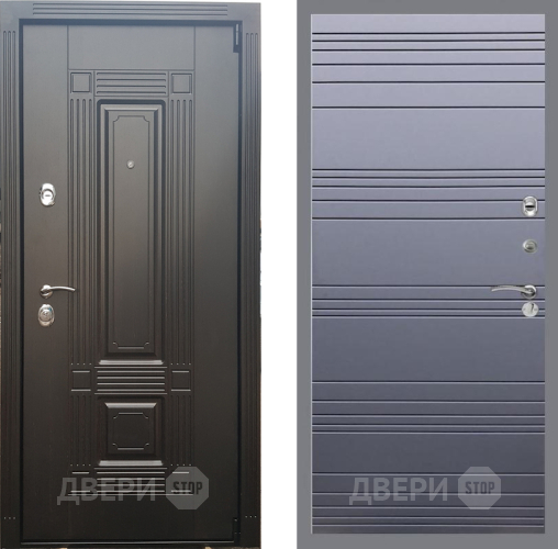 Дверь Рекс (REX) 9 Line Силк титан в Яхроме