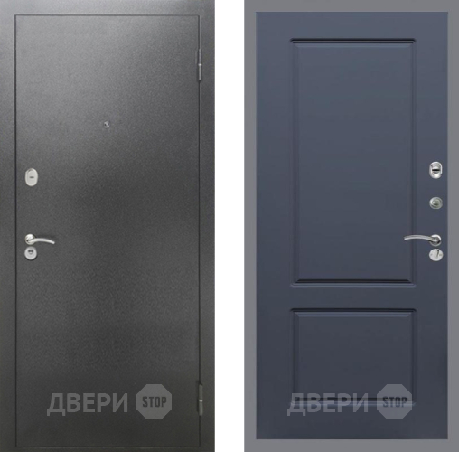 Дверь Рекс (REX) 2А Серебро Антик FL-117 Силк титан в Яхроме
