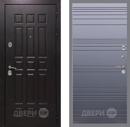 Входная металлическая Дверь Рекс (REX) 8 Line Силк титан в Яхроме