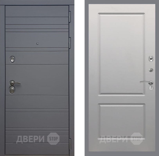 Дверь Рекс (REX) 14 силк титан FL-117 Грей софт в Яхроме