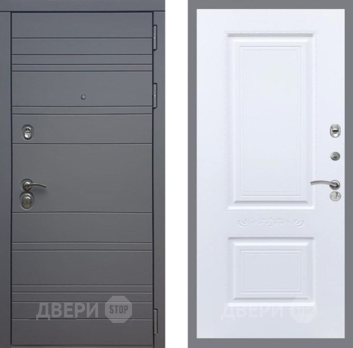 Дверь Рекс (REX) 14 силк титан Смальта Силк Сноу в Яхроме