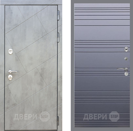 Дверь Рекс (REX) 22 Line Силк титан в Яхроме