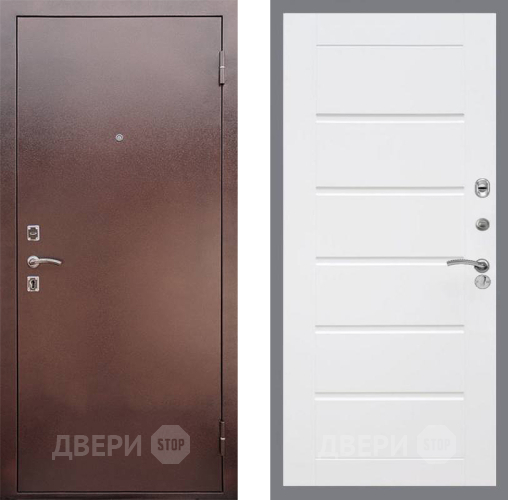 Входная металлическая Дверь Рекс (REX) 1 Сити Белый ясень в Яхроме