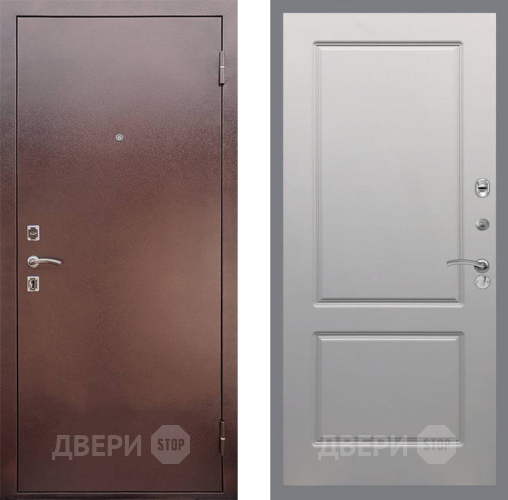 Входная металлическая Дверь Рекс (REX) 1 FL-117 Грей софт в Яхроме