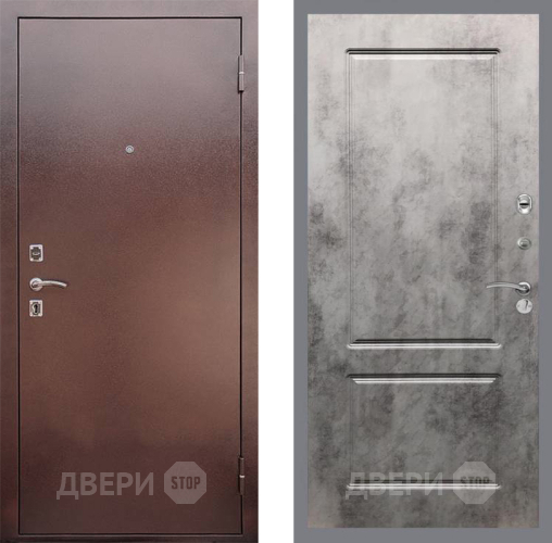 Входная металлическая Дверь Рекс (REX) 1 FL-117 Бетон темный в Яхроме