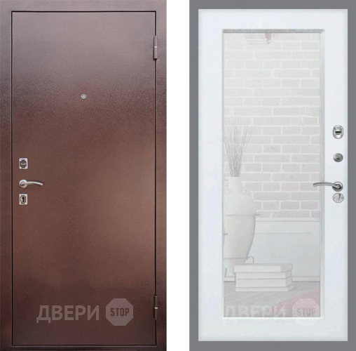 Дверь Рекс (REX) 1 Зеркало Пастораль Силк Сноу в Яхроме