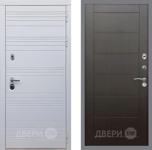Входная металлическая Дверь Рекс (REX) 14 Силк Сноу Сити Венге в Яхроме