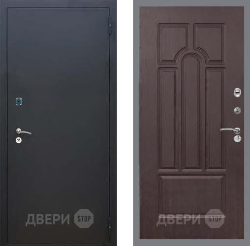 Дверь Рекс (REX) 1A Черный Муар FL-58 Венге в Яхроме